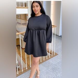 Rokoko Plus relaxed sweater smock dress